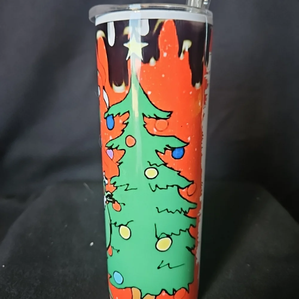 Dunkie' Junkie Dunkin' Grinchmas‎ Christmas 20oz Custom Tumbler Cup